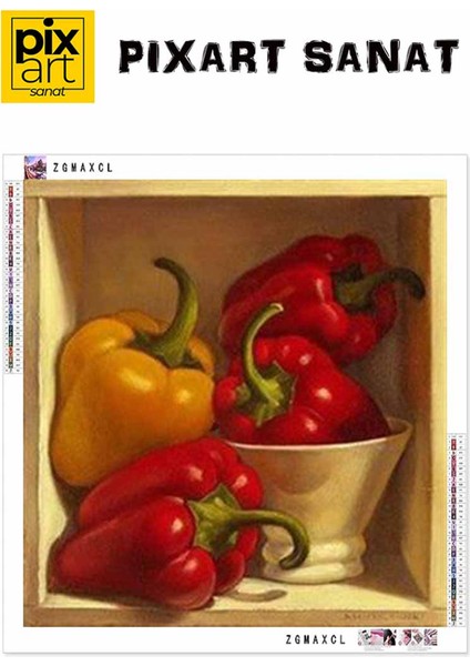 Biberler Pixart Sanat Elmas Mozaik Tablo Diamond Türkiye 43*46 fırsatları