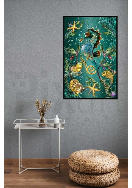 Deniz Altı Mucizeleri Pixart Sanat Elmas Mozik Tablo Daimond Türkiye 48*71 modelleri
