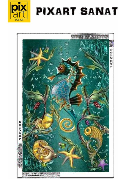 Deniz Altı Mucizeleri Pixart Sanat Elmas Mozik Tablo Daimond Türkiye 48*71 fırsatları