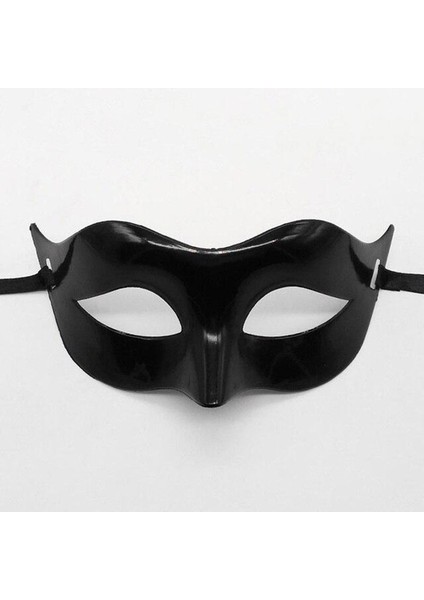 Siyah Renk Masquerade Kostüm Partisi Venedik Balo Maskesi.