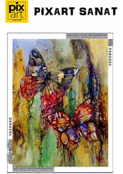 Işık Kelebekleri Pixart Sanat Elmas Mozik Tablo Daimond Türkiye 50*66 fırsatları
