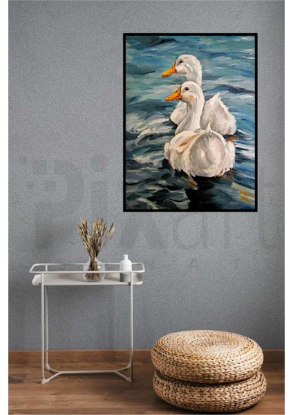 Ördekler Pixart Sanat Elmas Mozik Tablo Daimond Türkiye 48*60 modelleri