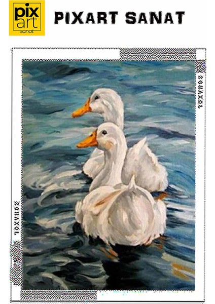 Ördekler Pixart Sanat Elmas Mozik Tablo Daimond Türkiye 48*60 fırsatları