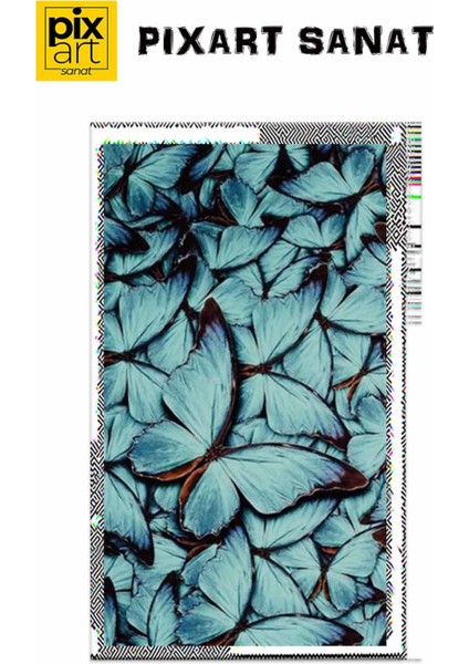 Tahta Kelebekler Pixart Sanat Elmas Mozaik Tablo Diamond Türkiye 48*80 fırsatları