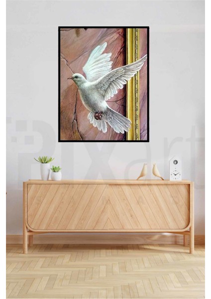 Özgürlük Güvercini Pixart Sanat Elmas Mozaik Tablo Diamond Türkiye 65*80 fiyatları
