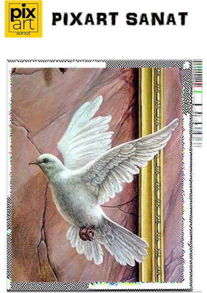Özgürlük Güvercini Pixart Sanat Elmas Mozaik Tablo Diamond Türkiye 65*80 fırsatları