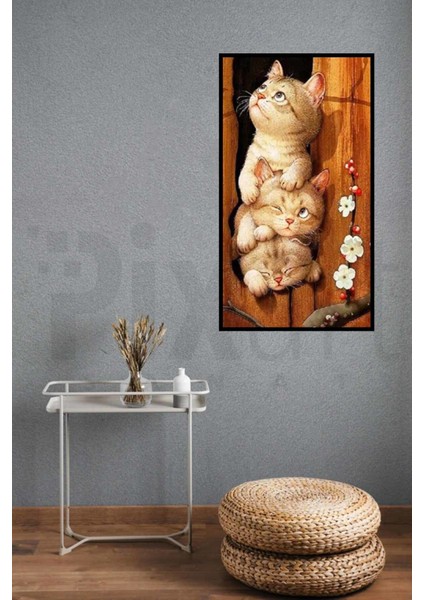 Ağaç Kavuğundaki Minikler Pixart Sanat Elmas Mozik Tablo Daimond Türkiye 43*78 modelleri