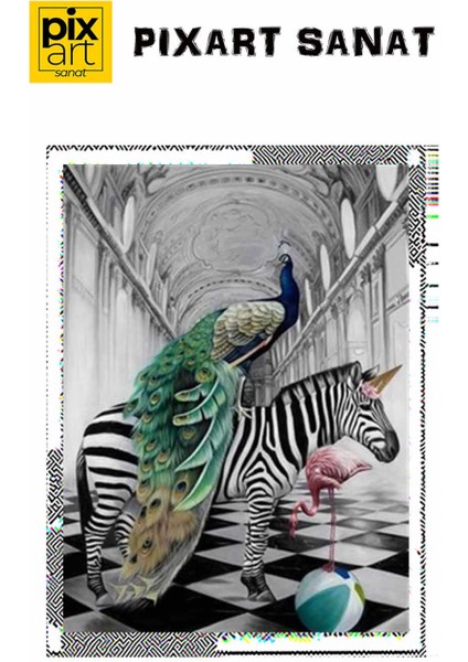 Farlı Diyarlardan Pixart Sanat Elmas Mozik Tablo Daimond Türkiye 50*68 fırsatları