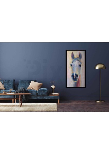 At Silueti Pixart Sanat Elmas Mozaik Tablo Diamond Türkiye 40*74 fiyatları