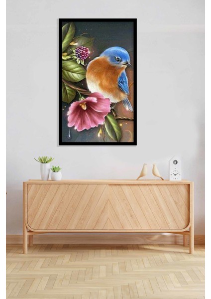 Daldaki Yavru Kuş Pixart Sanat Elmas Mozaik Tablo Diamond Türkiye 35*55 fiyatları