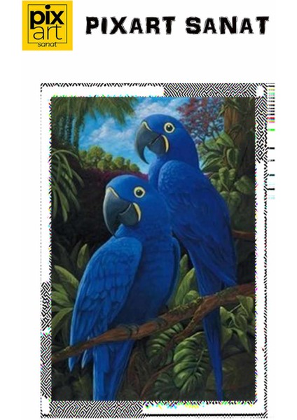 Doğadakiki Mavi Dostlar Pixart Sanat Elmas Mozaik Tablo Diamond Türkiye 42*59 fırsatları