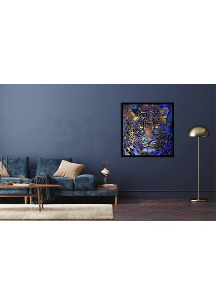 Puma Silüeti Pixart Sanat Elmas Mozik Tablo Daimond Türkiye 66*68 fiyatları