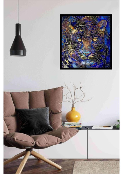 Puma Silüeti Pixart Sanat Elmas Mozik Tablo Daimond Türkiye 66*68 modelleri