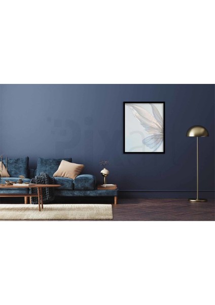 Beyaz Kelebek Kanatları || Elmas Mozaik Tablo ~ Mozaik Puzzle || Diamond Türkiye || 45x58 fiyatları