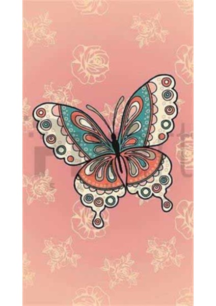 Tatlı Kelebek Çizimi Pixart Sanat Elmas Mozaik Tablo Diamond Türkiye 38*66