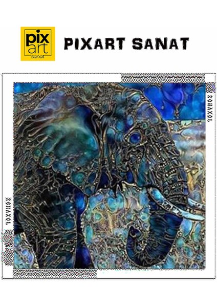 Elmastan Fil Pixart Sanat Elmas Mozaik Tablo Diamond Türkiye 72*70 fırsatları