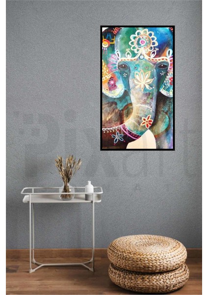 Otantik Fil Pixart Sanat Elmas Mozaik Tablo Diamond Türkiye 32*51 modelleri