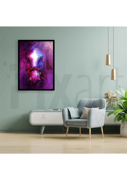 Duvardaki At Silüet PixArt Sanat Elmas Mozaik Tablo Diamond Türkiye 43*60 fiyatları
