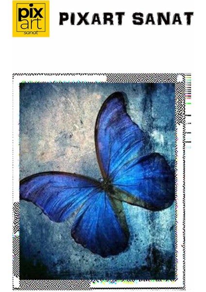 Duvardaki Kelebek Deseni Pixart Sanat Elmas Mozaik Tablo Diamond Türkiye 40*50 fırsatları