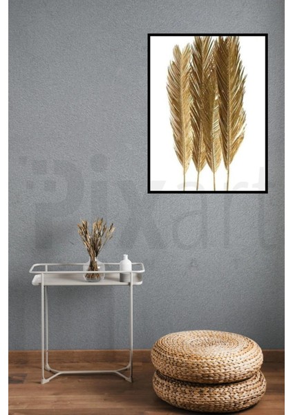 Altın Sarısı Tüyler Pixart Sanat Elmas Mozaik Tablo Diamond Türkiye 55*73 modelleri