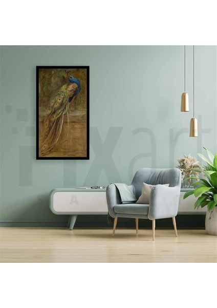 Kahverengi Tavus Kuşu Pixart Sanat Elmas Mozik Tablo Daimond Türkiye 42*67 fiyatları