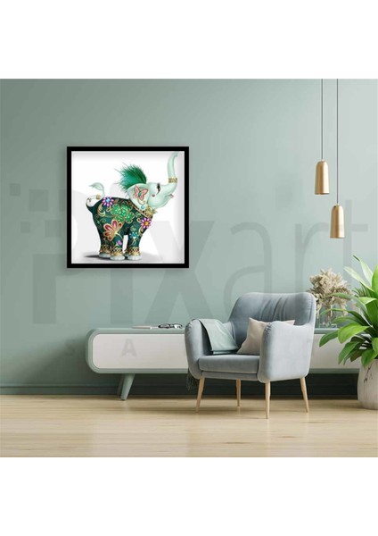 Minik Güzel Fil Pixart Sanat Elmas Mozik Tablo Daimond Türkiye 53*53 fiyatları