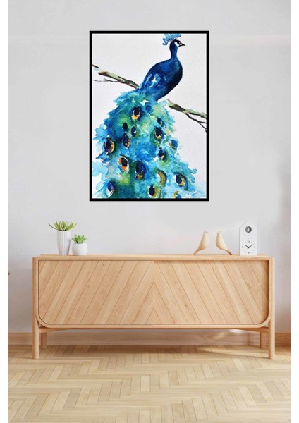Mavinin En Güzel Tonlarından Tavuskuşu Pixart Sanat Elmas Mozik Tablo Daimond Türkiye 42*59 fiyatları