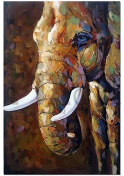Fil Dişi Pixart Sanat Elmas Mozik Tablo Daimond Türkiye 38*63