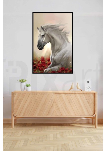 Mutluluğa Koşan At Pixart Sanat Elmas Mozik Tablo Daimond Türkiye 40*60 modelleri