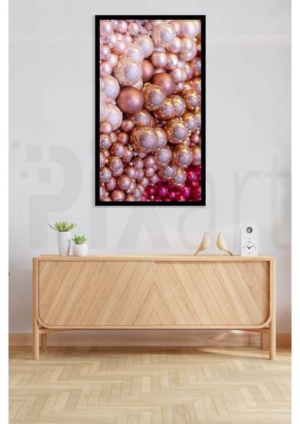 Pembe Cam Agaci Susleri 43 x 74 Elmas Mozaik Tablo fiyatları