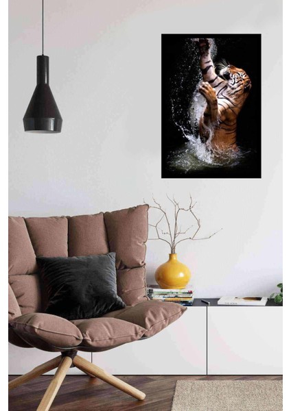 Kuyudaki Kaplan Pixart Sanat Elmas Mozik Tablo Daimond Türkiye 42*62 modelleri