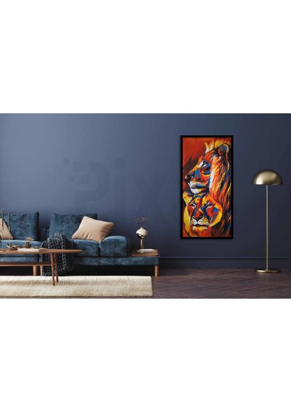 Aslan ve Eşi Pixart Sanat Elmas Mozik Tablo Daimond Türkiye 27*53 fiyatları
