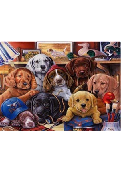 Renkli Dostlar Pixart Sanat Elmas Mozik Tablo Daimond Türkiye 57*42