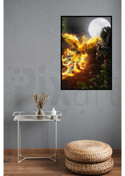 Dolunay ve Ankakuşu Pixart Sanat Elmas Mozik Tablo Daimond Türkiye 53*76 modelleri