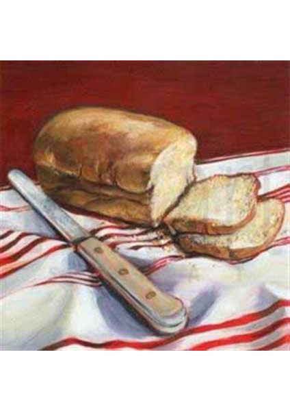 Kesilmiş Ekmek Pixart Sanat Elmas Mozaik Tablo Diamond Türkiye 41*41