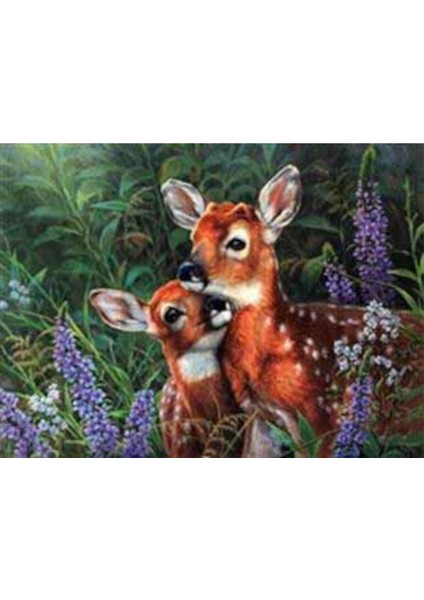 Sazlıktaki Ceylanlar Pixart Sanat Elmas Mozik Tablo Daimond Türkiye 57*42