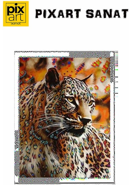 Afrika Parsının En Güzeli Pixart Sanat Elmas Mozik Tablo Daimond Türkiye 53*68 fırsatları