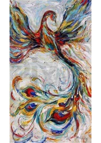 Renkli Anka Pixart Sanat Elmas Mozik Tablo Daimond Türkiye 48*83