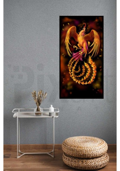 Muhteşem Anka Pixart Sanat Elmas Mozik Tablo Daimond Türkiye 43*78 modelleri