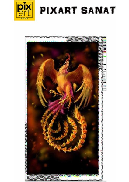 Muhteşem Anka Pixart Sanat Elmas Mozik Tablo Daimond Türkiye 43*78 fırsatları