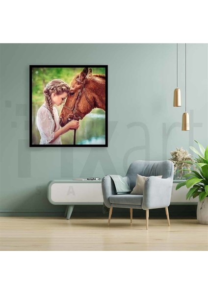 Dostluk Pixart Sanat Elmas Mozik Tablo Daimond Türkiye 53*53