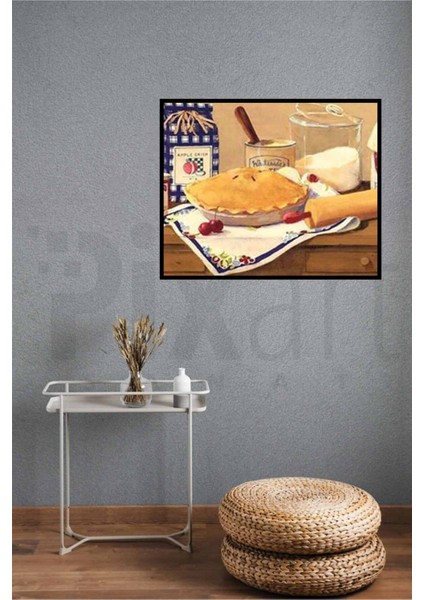 Vişneli Turta Pixart Sanat Elmas Mozaik Tablo Diamond Türkiye 61*51 fiyatları