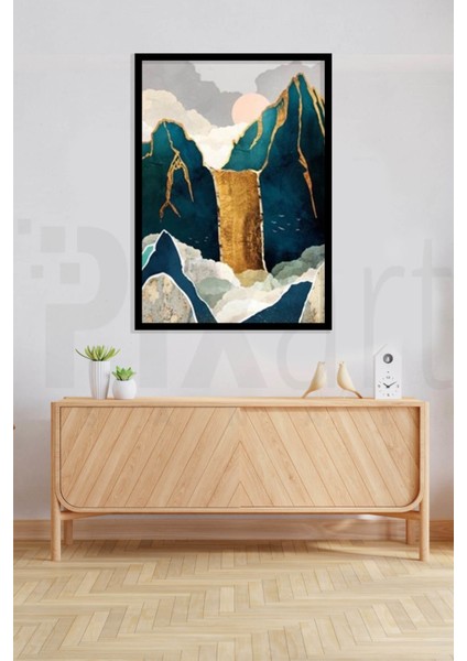 Dağ Desen Pixart Sanat Elmas Mozaik Tablo Diamond Türkiye 50*68 modelleri