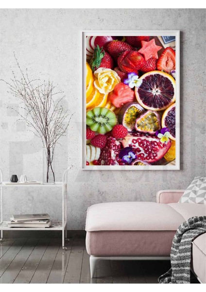 Meyve Festivali 51 x 81 Elmas Mozaik Tablo fiyatları