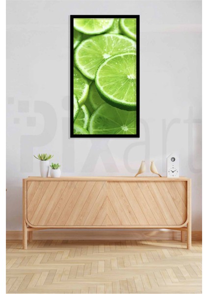 Lime Dilimleri 40 x 60 Elmas Mozaik Tablo