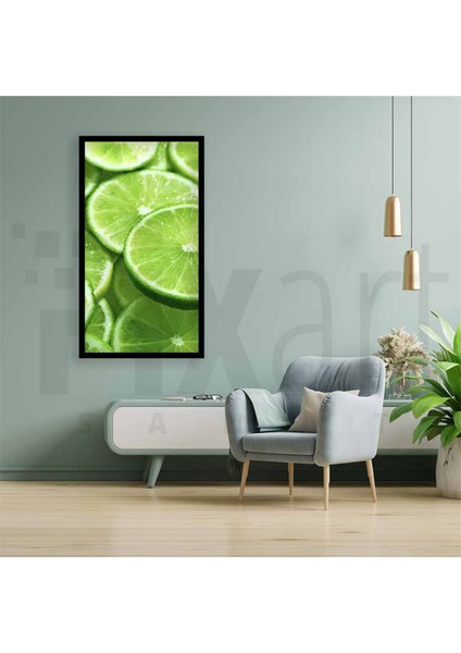 Lime Dilimleri 40 x 60 Elmas Mozaik Tablo