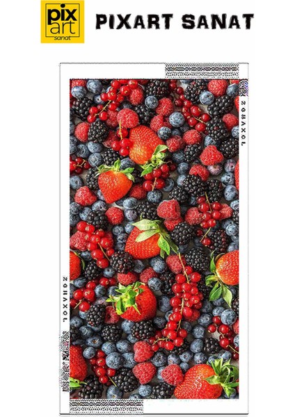 Donuk Meyveler 51 x 81 Elmas Mozaik Tablo fırsatları