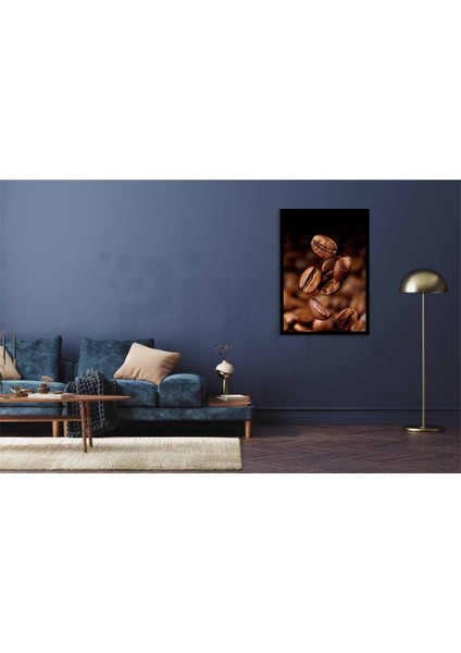 Kahve Cekirdegi 41 x 53 Elmas Mozaik Tablo
