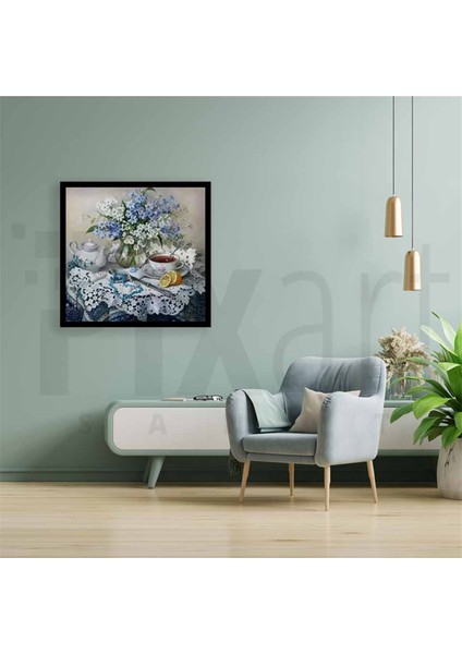 Beş Çayı Hazırlığı Pixart Sanat Elmas Mozaik Tablo Diamond Türkiye 53*51 fiyatları