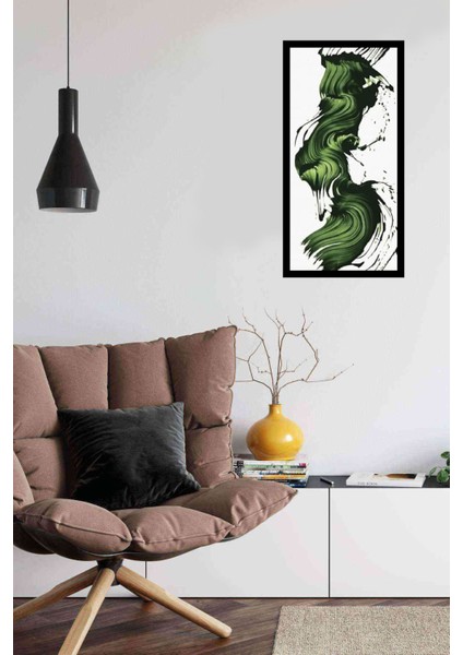 Yeşil Fırça Darbeleri Pixart Sanat Elmas Mozaik Tablo Diamond Türkiye 35*68 modelleri